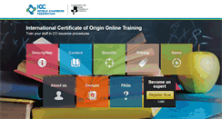 Desktop Screenshot of certificatesoforigin.org